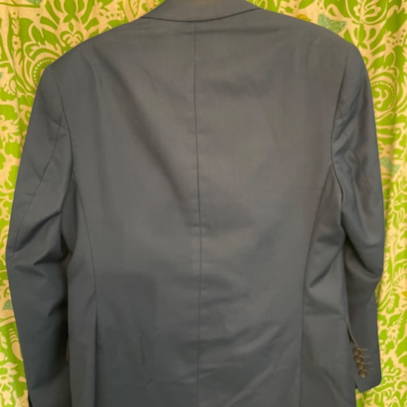 Men’s Navy Blue Suit.  Size 50 Jacket; Size 34 Pant. - Picture 4 of 4